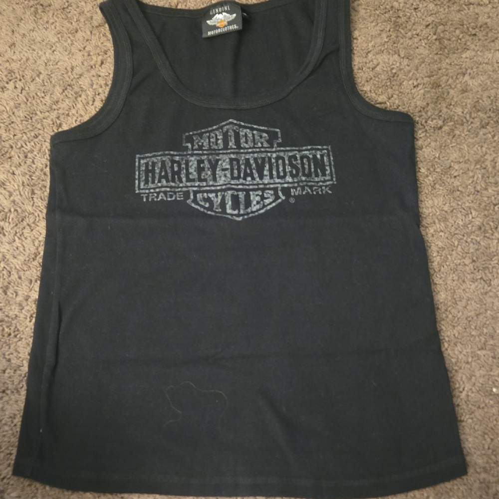 Harley-Davidson Classic Black Sleeveless Top